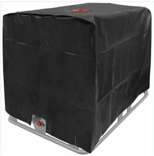 Bache noire Anti-UV pour cuve 1000 litres