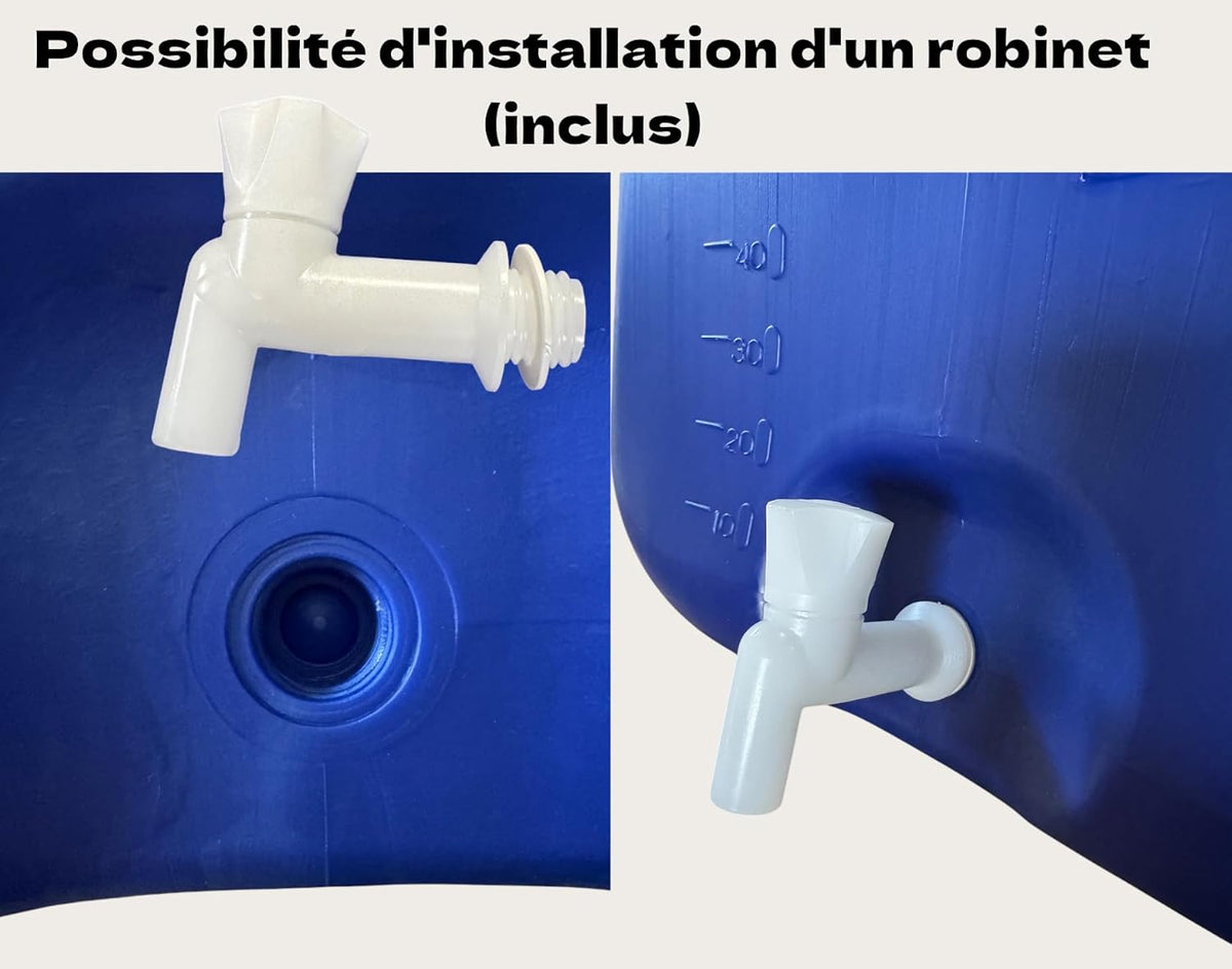 Fût 120 L cerclage à levier