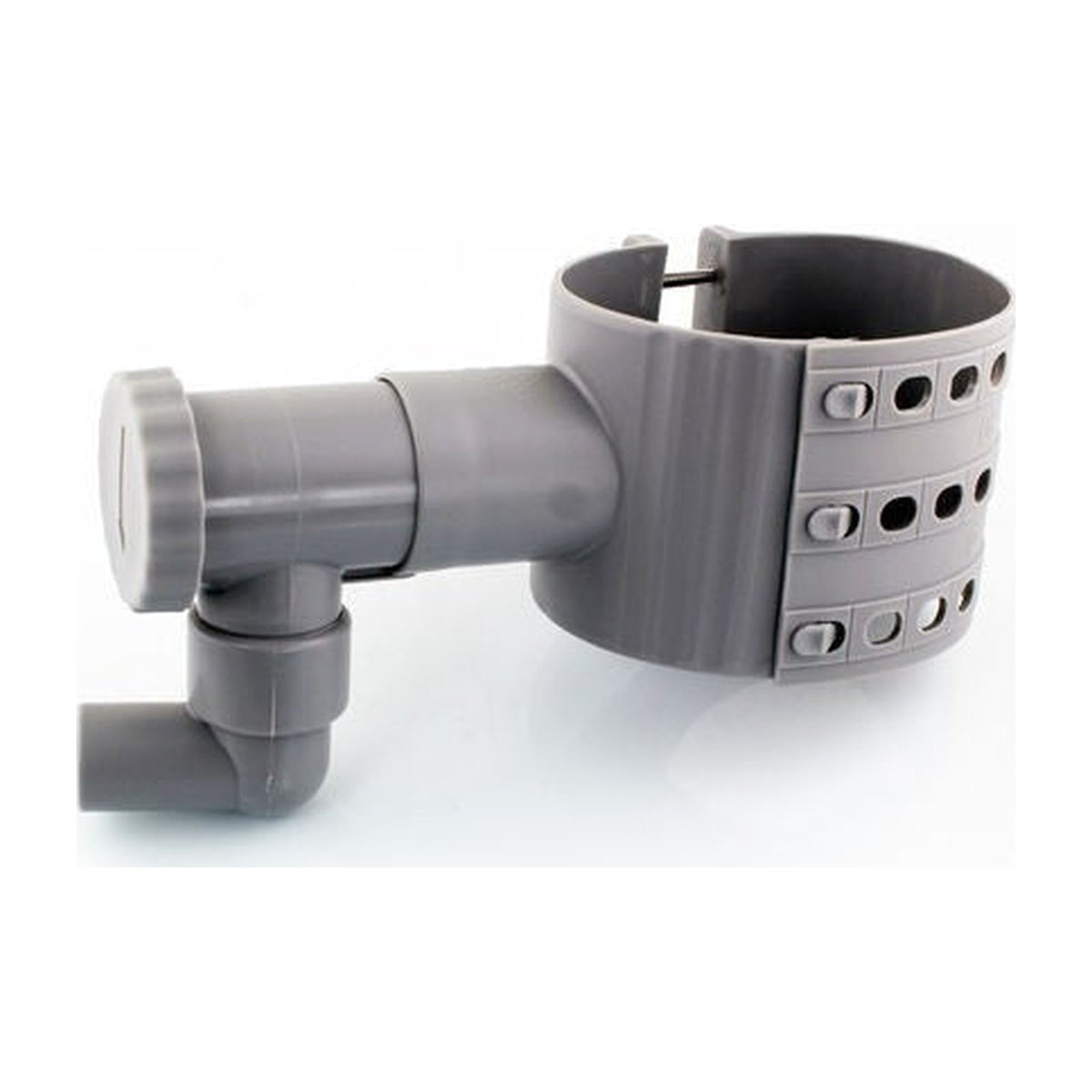 Collecteur de gouttière gris kit complet pour récupérateur d'eau