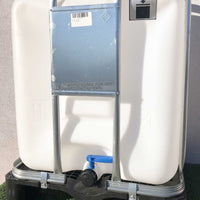 Cuve récupérateur d'eau de pluie 300 L ultra-compacte sur palette – Passage étroit