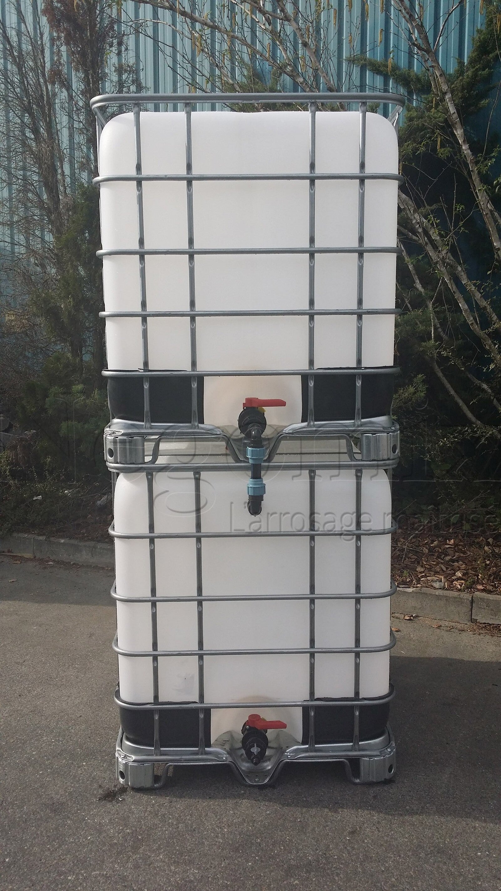 Kit vertical de raccordement pour 2 cuves