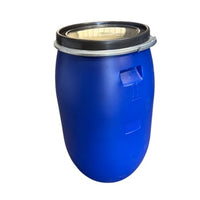 Fût plastique 120 L – Couvercle hermétique et poignées – Stockage liquides et solides