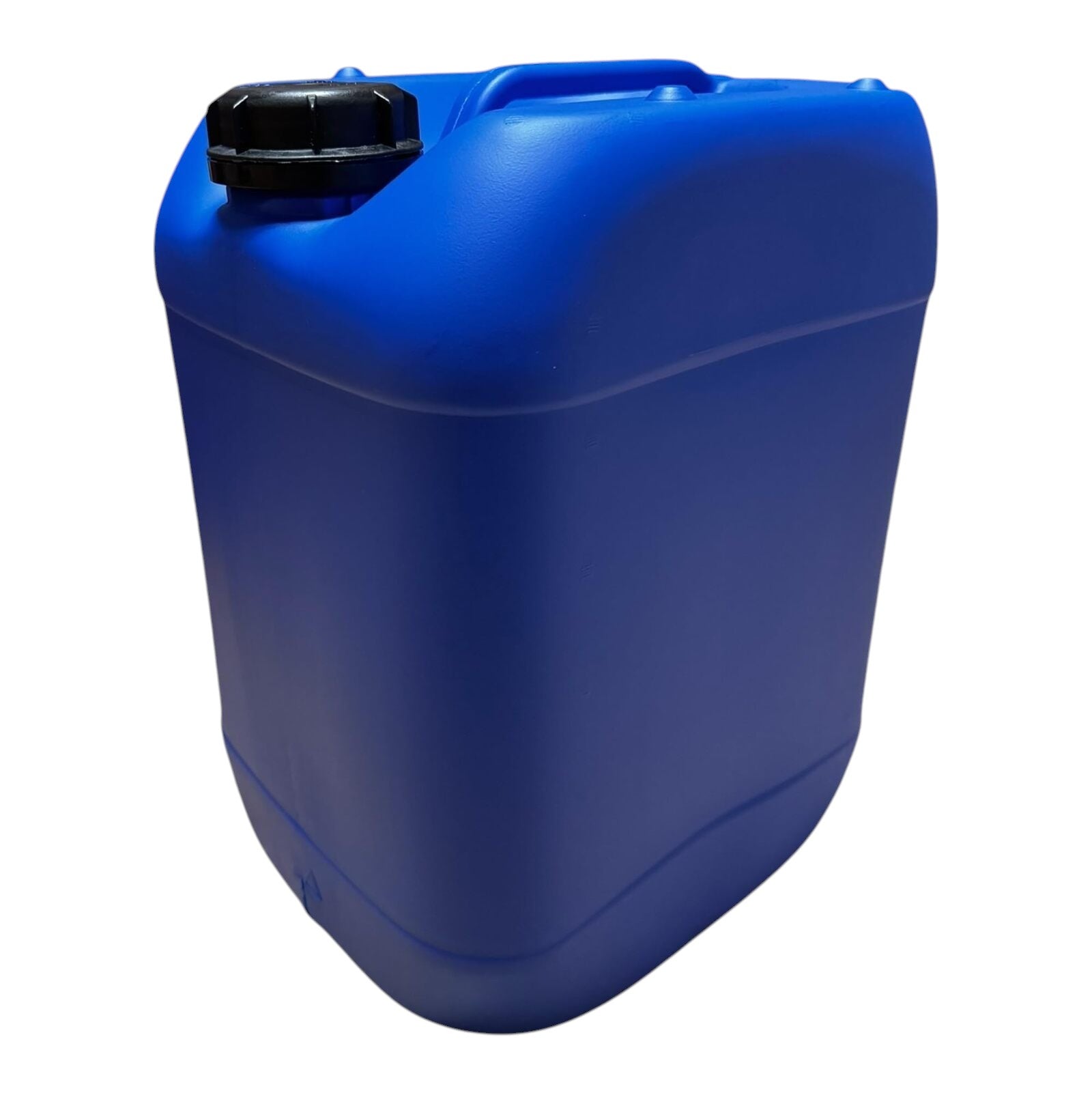 Bidon plastique bleu 20 L — Bouchon hermétique DIN 61 — PEHD — Liquides alimentaires et chimiques
