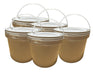 Lot de 5 x Seau 10 L litres en Plastique avec Couvercle – Étanche, Réutilisable et Idéal pour Produits Alimentaires ou Industrie