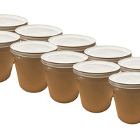 LOT 10 X Seau Plastique 32 L litres avec POIGNÉE RENFORCÉE ET Couvercle HERMÉTIQUE – Durable ET EMPILABLE pour Usage Domestique 