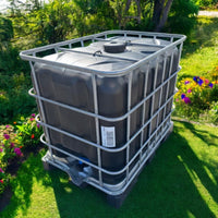 Cuve récupérateur d'eau de pluie 600 L – Citerne compacte anti-UV avec robinet S60x6