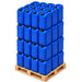 Palette de 48 bidons plastique bleus 20 L