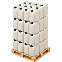 Palette de 48 bidons plastique translucides 25 L