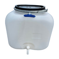 Bidon carré 100 L blanc – photo principale