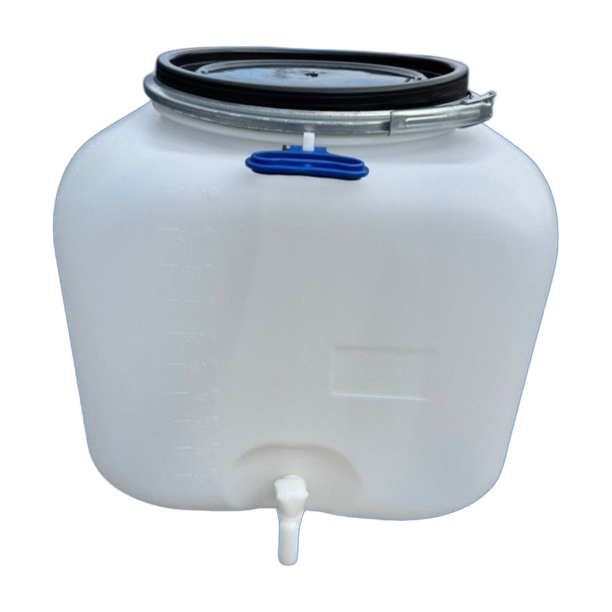 Bidon carré 100 L blanc – photo principale