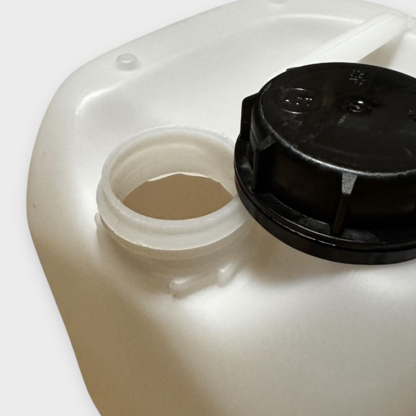 Set of three 30L plastic jerry cans by Jordan & Jordan, durable food and chemical storage containers with secure lids.