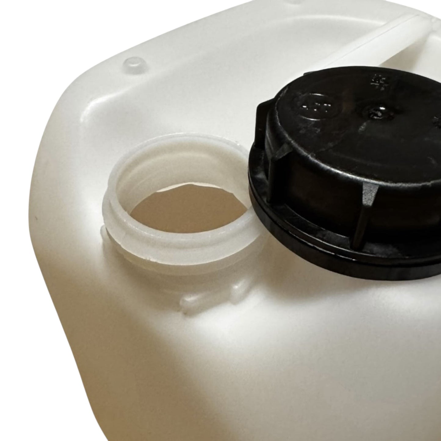 Plastic 30L jerrycan from Jordan & Jordan with a handle and secure screw cap, suitable for food and chemical storage.