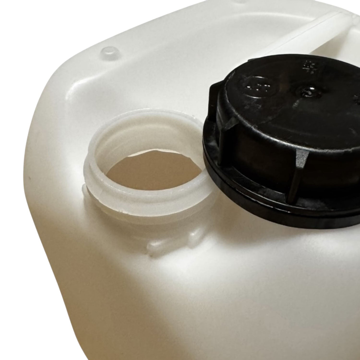 Plastic 30L jerrycan from Jordan & Jordan with a handle and secure screw cap, suitable for food and chemical storage.