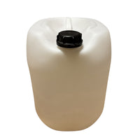 30L plastic jerrycan with handle and secure cap, durable food and chemical storage container by Jordan & Jordan