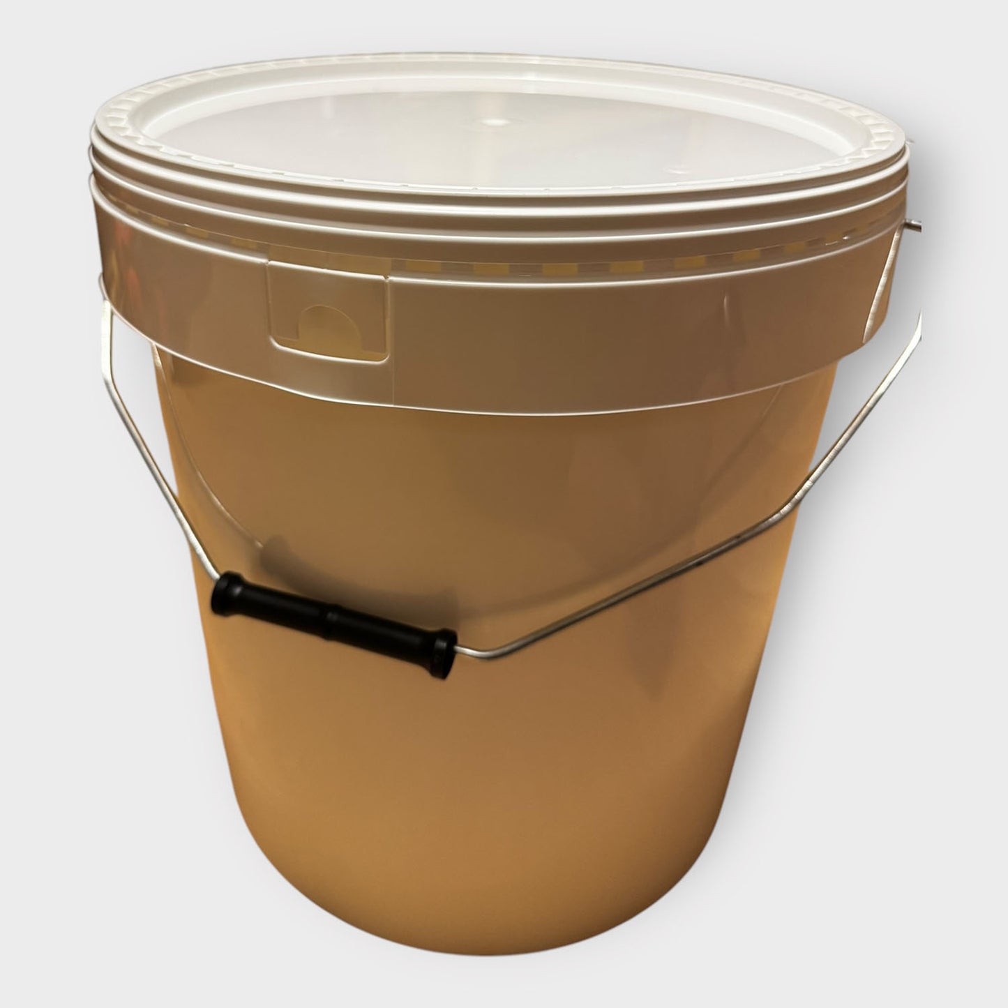 Lot de 5 Seaux Plastiques 20 L avec Couvercle Hermétique – Robustes, Étanches et Empilables - Jordan & Jordan