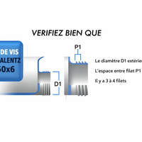 Vanne de rechange S60x6 (DN60) pour cuve 1000 L – Compatible Sotralentz - Jordan & Jordan