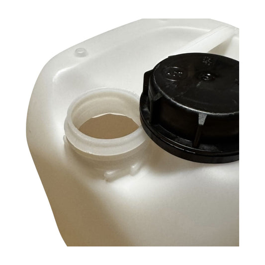 Bidon plastique 30 L — Plastique robuste — Stockage sécurisé alimentaire et chimique — Poignée et bouchon