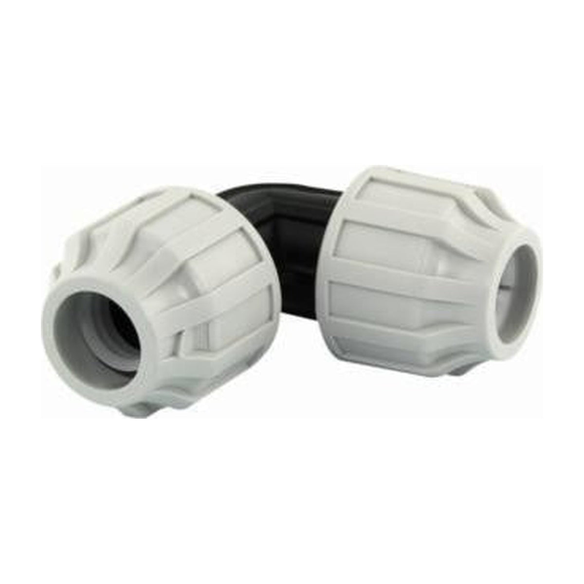 Coude PE Ø32 mm pour raccordement de cuve récupérateur d'eau