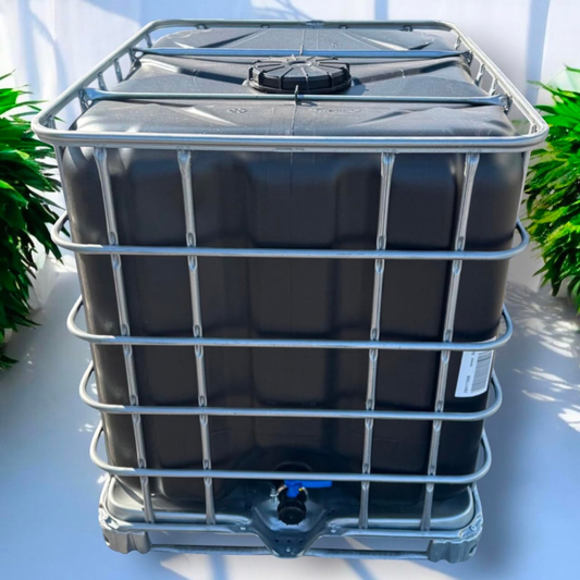 Cuve de récupération d'eau de pluie 1000 L – Poche noire anti-UV neuve – Vanne S60x6 démontable