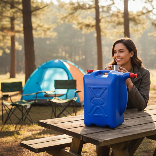 Jerrican 40 L avec bec verseur au camping