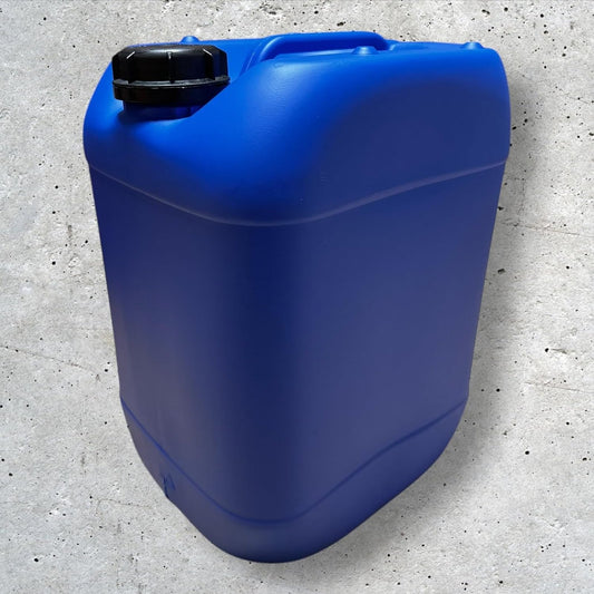 Lot de 2 Bidons Plastique Bleu 20 L avec Bouchon et Robinet Verseur – Résistant pour Liquides Alimentaires et Chimiques