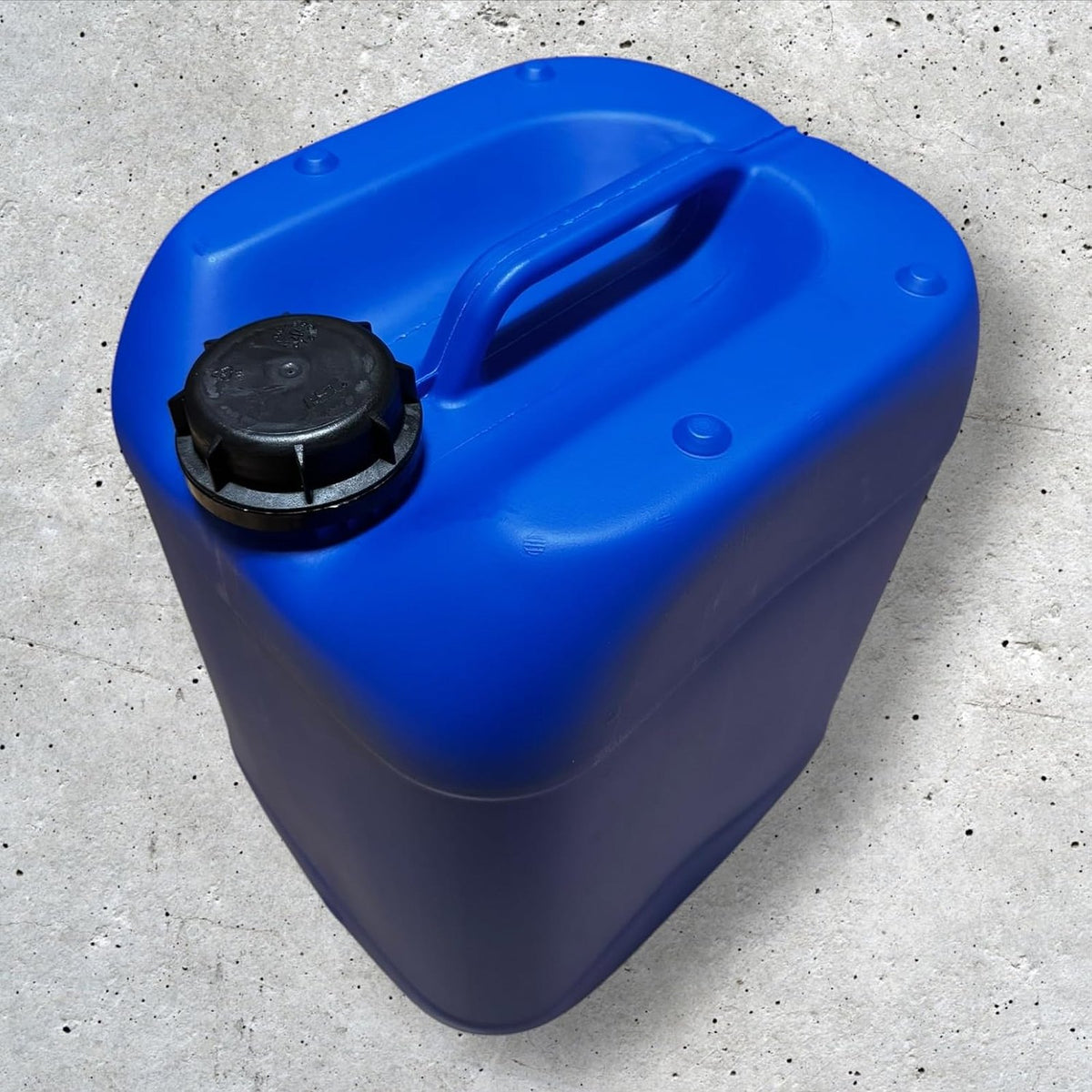 Lot de 2 Bidons Plastique Bleu 20 L avec Bouchon et Robinet Verseur – Résistant pour Liquides Alimentaires et Chimiques