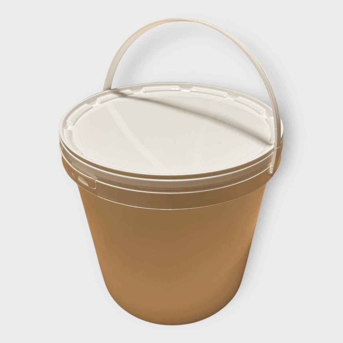 Lot de 5 seaux plastiques 10 L avec couvercle hermétique – Empilables et réutilisables