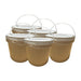 Lot de 5 seaux plastiques 10 L avec couvercle hermétique – Empilables et réutilisables