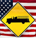 Road Sign Fire truck XXL