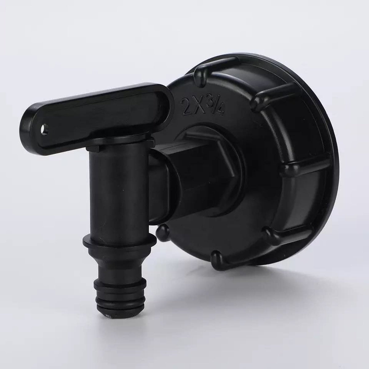 Raccord vanne d’arrosage pour cuve 1000 litres – Adaptateur Gardena avec vanette 1/4 tour