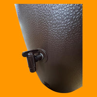 Récupérateur d'eau de pluie 350 L design amphore – Citerne décorative avec robinet