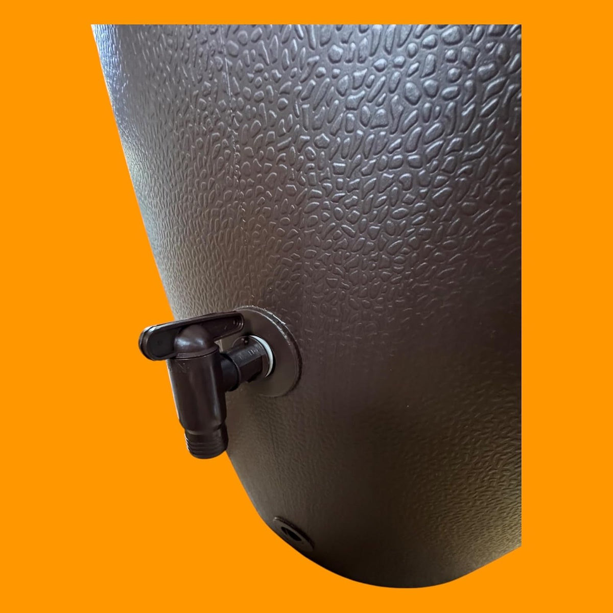 Récupérateur d'eau de pluie 350 L design amphore – Citerne décorative avec robinet