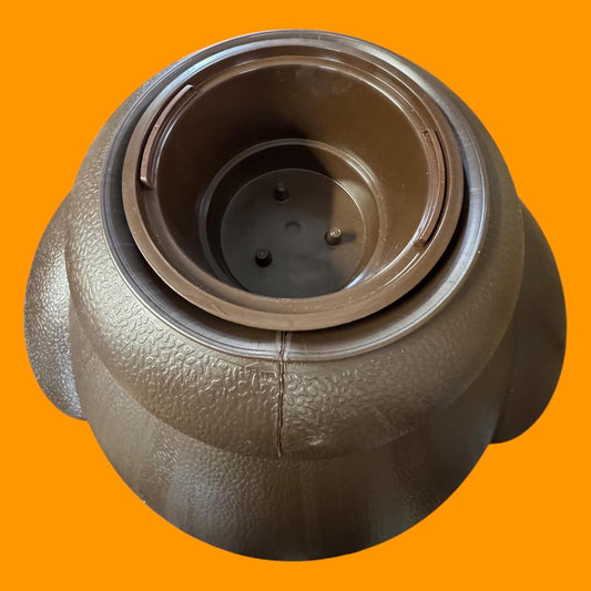 Récupérateur d'eau de pluie 350 L design amphore – Citerne décorative avec robinet