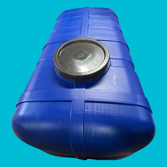 Réservoir eau potable 280 L bleu – Filetage 3/4" intégré avec vanne de vidange – Fabriqué en UE