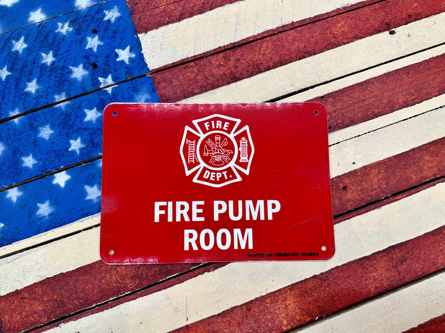 Sign Fire Pump Room